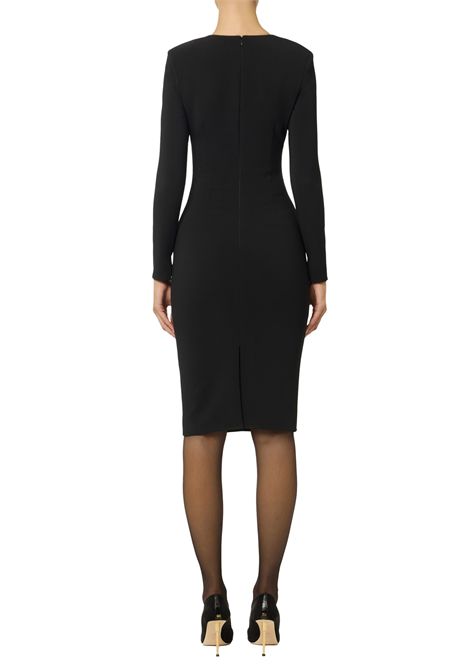 Abito Elisabetta Franchi donna AB80557E2110 Nero con dettaglio gioiello ELISABETTA FRANCHI | Abiti | AB80557E2110